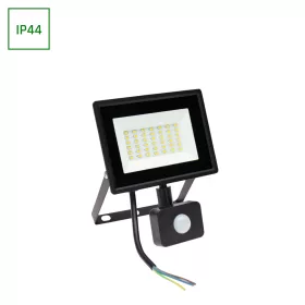   NOCTIS LUX 3 FLOODLIGHT 30W NW 230V IP44 150X190X53MM BLACK WITH PIR SENSOR