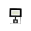 NOCTIS LUX 3 FLOODLIGHT 30W NW 230V IP44 150X190X53MM BLACK WITH PIR SENSOR