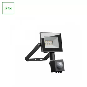   NOCTIS LUX 4 mozgásérzékelős LED-reflektor, 100°, IP44, 10 W, Meleg fehér, fekete