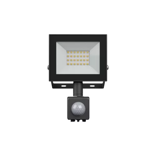 NOCTIS LUX 4 mozgásérzékelős LED-reflektor, 100°, IP44, 20 W, Hideg fehér, fekete