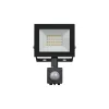 NOCTIS LUX 4 mozgásérzékelős LED-reflektor, 100°, IP44, 20 W, Természetes fehér, fekete