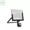 NOCTIS LUX 4 mozgásérzékelős LED-reflektor, 100°, IP44, 50 W, Hideg fehér, fekete