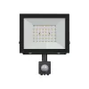 NOCTIS LUX 4 mozgásérzékelős LED-reflektor, 100°, IP44, 50 W, Természetes fehér, fekete