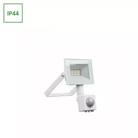   NOCTIS LUX 4 mozgásérzékelős LED-reflektor, 100°, IP44, 10 W, Hideg fehér, fehér