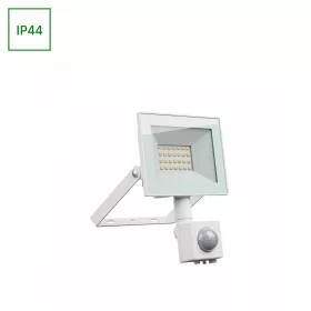   NOCTIS LUX 4 mozgásérzékelős LED-reflektor, 100°, IP44, 20 W, Természetes fehér, fehér
