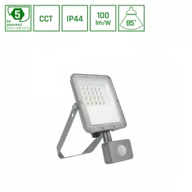   NOCTIS MAX CCT mozgásérzékelős LED-reflektor, 85°, IP65, 20 W, Szabályozható színhőmérséklet, szürke