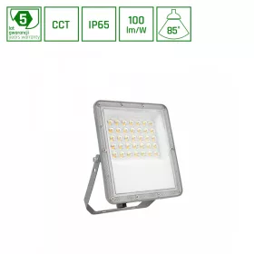   NOCTIS MAX CCT LED-reflektor, 85°, IP65, 30 W, Szabályozható színhőmérséklet, szürke
