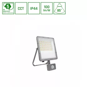   NOCTIS MAX CCT mozgásérzékelős LED-reflektor, 85°, IP65, 30 W, Szabályozható színhőmérséklet, szürke