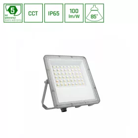   NOCTIS MAX CCT LED-reflektor, 85°, IP65, 50 W, Szabályozható színhőmérséklet, szürke