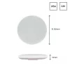 NYMPHEA BLACK & WHITE RINGS 24W CW 230V 115st IP54 IK04 FI320x52 WHITE / BLACK ROUND WITH SENSOR