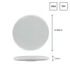 NYMPHEA BLACK & WHITE RINGS 32W NW 230V 115st IP54 IK04 FI380x55 WHITE / BLACK ROUND WITH SENSOR