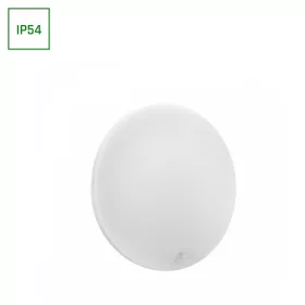   NYMPHEA PROXI PIR 18W NW 230V 120DEG IP54 FI300X60MM ROUND WHITE