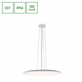   NYMPHEA FLAT DUO 48W CCT 230V 120DEG IP54 FI500X26MM WHITE ROUND