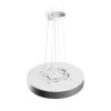 NYMPHEA OPTIMA BLACK 24W CCT 230V 120DEG IP20 FI300X50MM WHITE BLACK ROUND