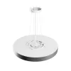 NYMPHEA OPTIMA BLACK 36W CCT 230V 120DEG IP20 FI400X50MM WHITE BLACK ROUND