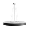 NYMPHEA OPTIMA BLACK 65W CCT 230V 120DEG IP20 FI600X50MM WHITE BLACK ROUND