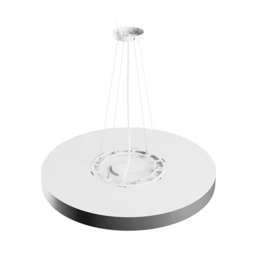 NYMPHEA OPTIMA BLACK 65W CCT 230V 120DEG IP20 FI600X50MM WHITE BLACK ROUND
