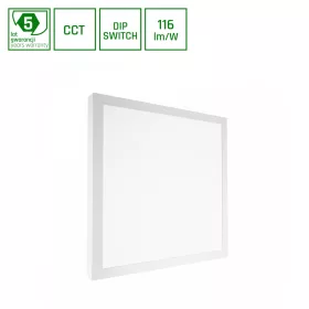   NYMPHEA SELECT 24W/35W/40W CCT 230V 120DEG IP20 400X400X33MM WHITE 5Y WARRANTY