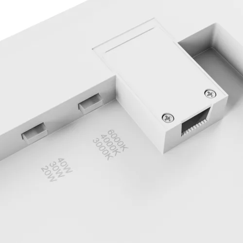 NYMPHEA FUSION 20W/30W/40W CCT 230V 120DEG IP44 330X330X53MM WHITE SQUARE