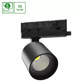   ARTEMIDA MINI RA>90 6,5-20W WW 230V 36, 60DEG IP20 75X78X110 BLACK 5Y WARRANTY WITH POWER CHANGE