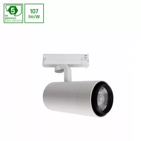   PAVA 2 19-42W WW 230V 20-45DEG IP20 RA90 96X192X231MM WHITE 5Y WARRANTY WITH POWER CHANGE