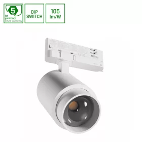   PAVA POINT 6-20W 230V WW 8-45DEG IP20 RA90 82X160X222MM WHITE 5Y WARRANTY