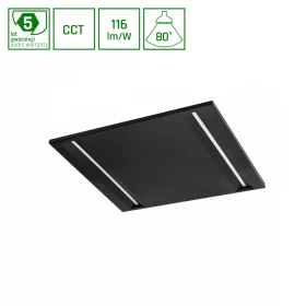   ALGINE LINE LED-panel, 40 W, IP20, UGR<19, 600x600 mm, Szabályozható színhőmérséklet, 5 év garancia