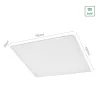 ALGINE LED-panel, 40 W, IP20, 600x600 mm, Természetes fehér