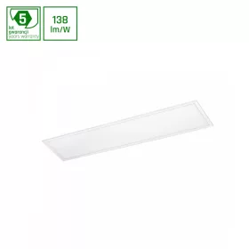   ALGINE PANEL BACKLIGHT WITH PHILIPS DRIVER 40W CW 230V 12DG IP20 300x1200x26 WHITE 5 YEARS WARRANTY