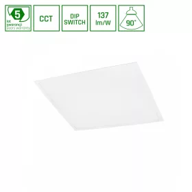   ALGINE Backlight LED-panel, 26/36/46 W, IP20, UGR<19, 600x600 mm, Szabályozható színhőmérséklet, 5 év garancia