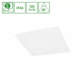   ALGINE PANEL BACKLIGHT 36W NW 230V 90DEG IP44 UGR<19 RA90 600X600X32 WHITE 5Y WARRANTY
