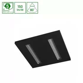   ALGINE DOPPIO LED-panel, 40 W, IP20, 600x600 mm, Természetes fehér, 5 év garancia