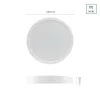 ALGINE DOWNLIGHT 24W 230V 120° IP20 IK06 288x38mm NW kerek fehér