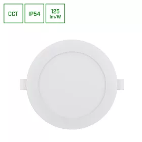   DURE 3 DOWNLIGHT 12W CCT 230V 110DEG IP54 IK06 FI145X30 WHITE ROUND
