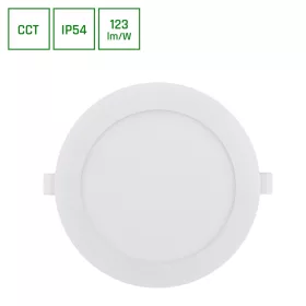   DURE 3 DOWNLIGHT 18W CCT 230V 110DEG IP54 IK06 FI170X30 WHITE ROUND
