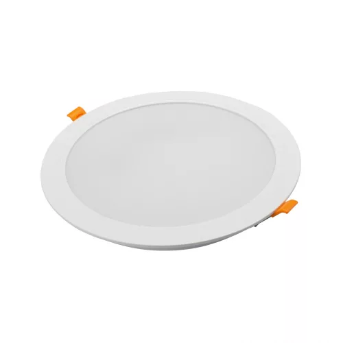 DURE 3 DOWNLIGHT 24W CW 230V 110DEG IP54 IK06 220X34 WHITE ROUND INTEGRATED DRIVE