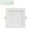 DURE 3 DOWNLIGHT 12W CCT 230V 110DEG IP54 IK06 145X145X30 WHITE SQUARE