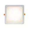 DURE 3 DOWNLIGHT 24W WW 230V 110deg IP54 IK06 220x220x34 WHITE square integrated driver