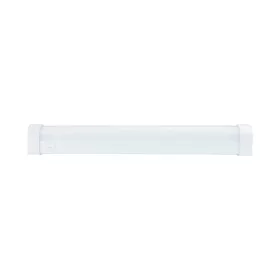   AQUATICA 15W NW 230V 150DEG IP44 596X46X63 WHITE ROUND ENDS, SWITCH