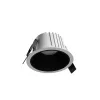 ORBITO DOWNLIGHT 10W WW 230V 40DEG IP44 RA90 UGR<19  WHITE ROUND, BLACK MAT REFLECTOR, 5Y WARRANTY