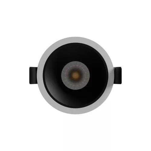 ORBITO DOWNLIGHT 14-27W NW 230V 40DEG IP44 RA90 UGR<19  WHITE ROUND, BLACK MAT REFLECTOR, WITH POWER CHANGE, 5Y WARRANTY