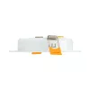 DURE 3 DOWNLIGHT 8W NW 230V 110st IP54 IK06 ..x.. BIAŁY okršgła zasilacz zintegrowany