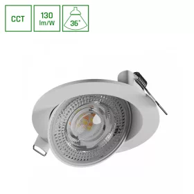   MOBILO LED 6.5W CCT 230V 36DEG. IP20  FI105x35MM Fehér ROUND
