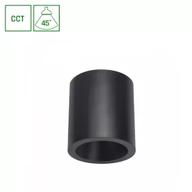  CHLOE COMPLETE SURFACE 7W CCT 230V 45ST IP20 UGR<19 FI90X100MM BLACK ROUND