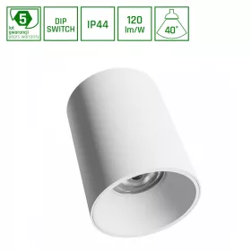   ORBITO SURFACE 14-27W NW 230V 40ST IP44 UGR<19 RA90 FI115X152MM WHITE ROUND 5Y
