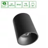 ORBITO SURFACE 14-27W WW 230V 40ST IP44 UGR<19 RA90 FI115X152MM BLACK ROUND 5Y