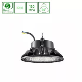   PLATEO 4 HIGH BAY 100W/75W/55W NW 230V 90DEG IP65 IK09 220X135MM BLACK 5Y WARRANTY WITH POWER CHANGE 0-10V