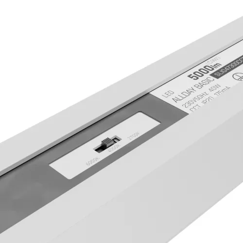 ALLDAY BASIC 50W 3CCT 230V 115DEG IP20 1503x42x37mm WHITE OP 5Y WARRANTY