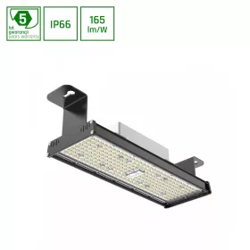   HALLS LINE 3 HIGH BAY 75W NW 230V 60X90DEG IP66 IK10 440X130X115MM BLACK 5Y WARRANTY 1-10V