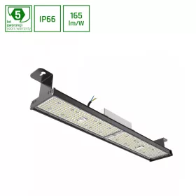   HALLS LINE 3 HIGH BAY 150W NW 230V 60X90DEG IP66 IK10 795X130X115MM BLACK 5Y WARRANTY 1-10V
